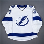 Erne, Adam *<br>White<br>Tampa Bay Lightning 2018-19<br>#73 Size: 56