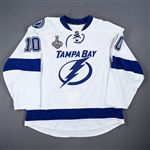 Morrow, Brenden *<br>White - Stanley Cup Final<br>Tampa Bay Lightning 2014-15<br>#10 Size: 56