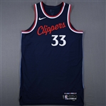 Batum, Nicolas<br>Icon Edition - Worn 3/5/2025<br>Los Angeles Clippers 2024-25<br>#33 Size: 52+6