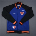 Barrett, RJ<br>City Edition Jacket - Game-Issued (GI)<br>New York Knicks 2021-22<br>#9Size: L Tall