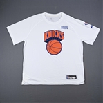 Gibson, Taj<br>City Edition Short Sleeved Shooting Shirt - Game-Issued (GI)<br>New York Knicks 2021-22<br>#67 Size: XL Tall