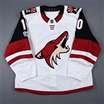 Duclair, Anthony *<br>White Set 1<br>Arizona Coyotes 2017-18<br>#10 Size: 56