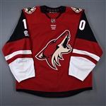 Duclair, Anthony *<br>Red Set 1 w/ NHL Centennial Patch<br>Arizona Coyotes 2017-18<br>#10 Size: 56