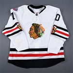 Rasmussen, Dennis *<br>White - Winter Classic - Period 1<br>Chicago Blackhawks 2016-17<br>#70 Size: 58