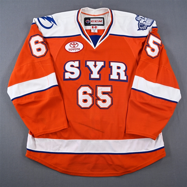 Koekkoek, Slater *<br>Third<br>Syracuse Crunch 2015-16<br>#65 Size: 56