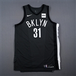 Allen, Jarrett *<br>Statement Edition - Worn 11/24/17<br>Brooklyn Nets 2017-18<br>#31 Size: 52+4