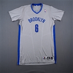 Anderson, Alan *<br>Gray Alternate Sleeved Jersey - Game Issued (GI)<br>Brooklyn Nets 2013-14<br>#6 Size: 3XL + 4"