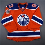Benning, Matt *<br>Orange Heritage Classic - October 23, 2016 - 1st Period - Game-Issued (GI)<br>Edmonton Oilers 2016-17<br>#83 Size: 56
