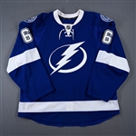 Stralman, Anton *<br>Blue<br>Tampa Bay Lightning 2014-15<br>#6 Size: 58