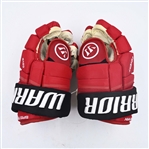 Bastian, Nathan<br>Warrior Covert Gloves<br>New Jersey Devils 2024-25<br>#14 Size: 14"