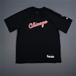 Cook, Tyler<br>City Edition Short-Sleeved Shooting Shirt - Game-Issued (GI)<br>Chicago Bulls 2021-22<br>#25 Size: L