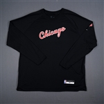 Green, Javonte<br>City Edition Long-Sleeved Shooting Shirt - Game-Issued (GI)<br>Chicago Bulls 2021-22<br>#24 Size: XL