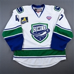 Baertschi, Sven *<br>White - Calder Cup Finals - Autographed<br>Utica Comets 2014-15<br>#47 Size: 56