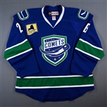 Corrado, Frank *<br>Blue - Autographed<br>Utica Comets 2014-15<br>#26 Size: 58