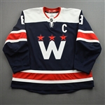 Ovechkin, Alex<br>Third Set 1 w/C - Game-Issued (GI)<br>Washington Capitals 2021-22<br>#8 Size: 60