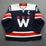 Ovechkin, Alex<br>Third Set 1 w/C - Game-Issued (GI)<br>Washington Capitals 2021-22<br>#8 Size: 60