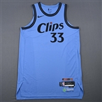 Batum, Nicolas<br>City Edition - Worn 4/5/2025<br>Los Angeles Clippers 2024-25<br>#33 Size: 52+6