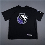 DiVincenzo, Donte<br>City Edition Short Sleeved Shooting Shirt - Game-Issued (GI)<br>Sacramento Kings 2021-22<br>#0 Size: L