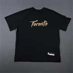 VanVleet, Fred<br>City Edition Short Sleeved Shooting Shirt - Game-Issued (GI)<br>Toronto Raptors 2021-22<br>#23 Size: L