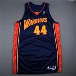 Asselin, Josh<br>Navy - Game-Issued (GI)<br>Golden State Warriors 2003-04<br>#44 Size: 52+4