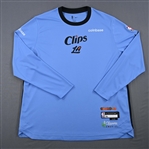 Batum, Nicolas<br>City Edition Long Sleeved Shooting Shirt - Game-Issued (GI)<br>Los Angeles Clippers 2024-25<br>#33 Size: XXL Tall
