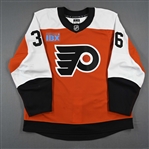 Andrae, Emil<br>Orange Set 2<br>Philadelphia Flyers 2024-25<br>#36 Size: 54