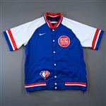Bey, Saddiq<br>City Edition Jacket - Game-Issued (GI)<br>Detroit Pistons 2021-22<br>#41 Size: XL