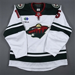 Brazeau, Justin<br>White Set 2<br>Minnesota Wild 2024-25<br>#15 Size: 58