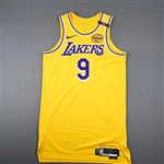 James, Bronny<br>Icon Edition - Worn 3/4/2025<br>Los Angeles Lakers 2024-25<br>#9 Size: 48+6