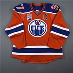 McDavid, Connor *<br>Orange Set 1 w/C, w/ Rogers Place Inaugural Season Patch - 6 Games<br>Edmonton Oilers 2016-17<br>#97 Size: 56
