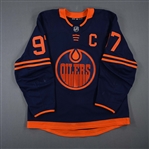 McDavid, Connor *<br>Navy Alternate Set 2 w/C - 10 Games<br>Edmonton Oilers 2020-21<br>#97 Size: 56
